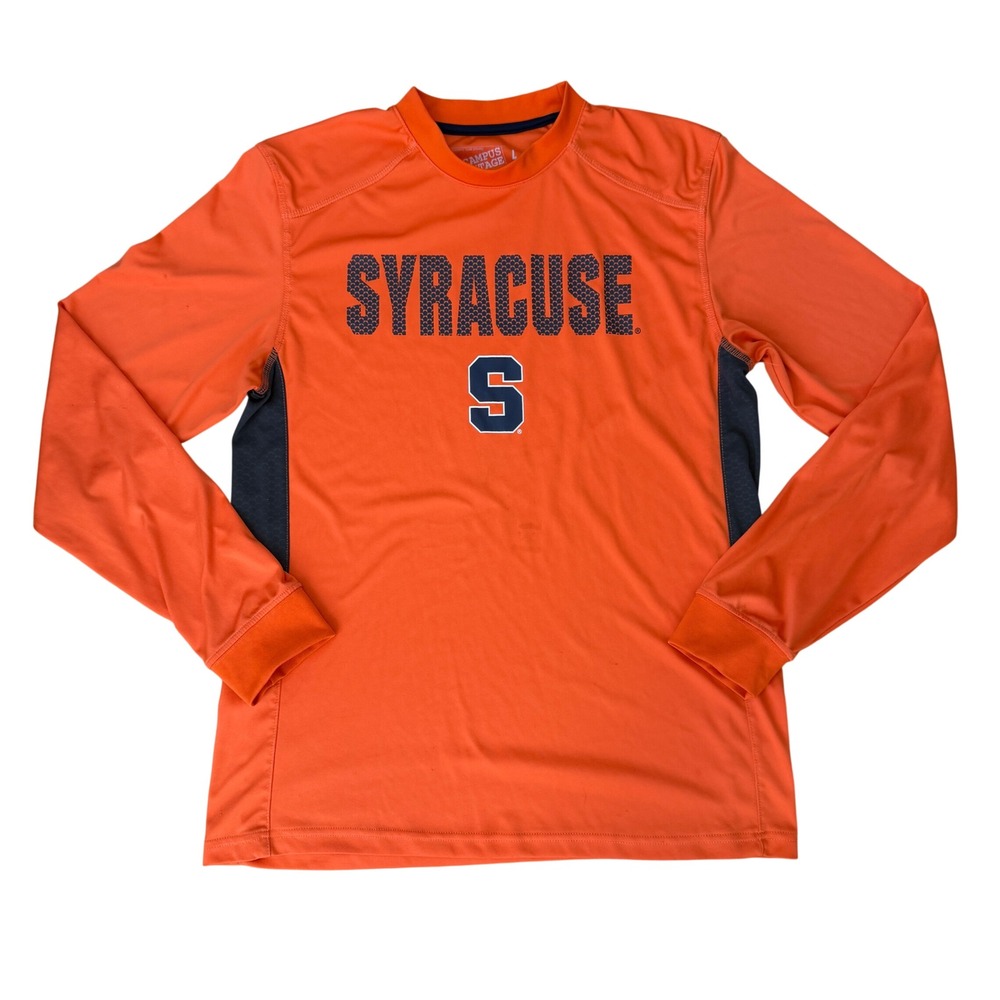 Campus Heritage Syracuse Orange‎ LongSleeve AthleticShirt Mens Large Lightweight
